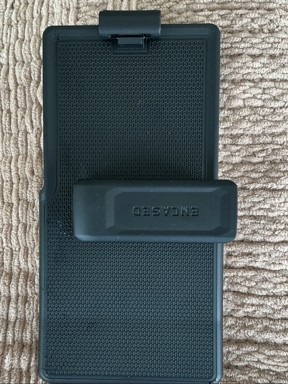 Black Clip-On Phone Holster Case by encased